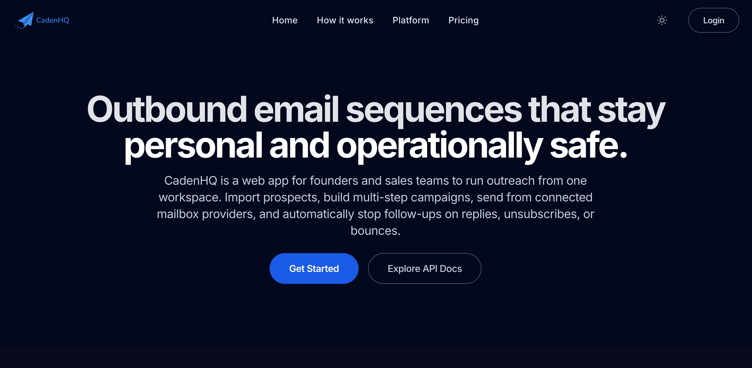 CadenHQ screenshot