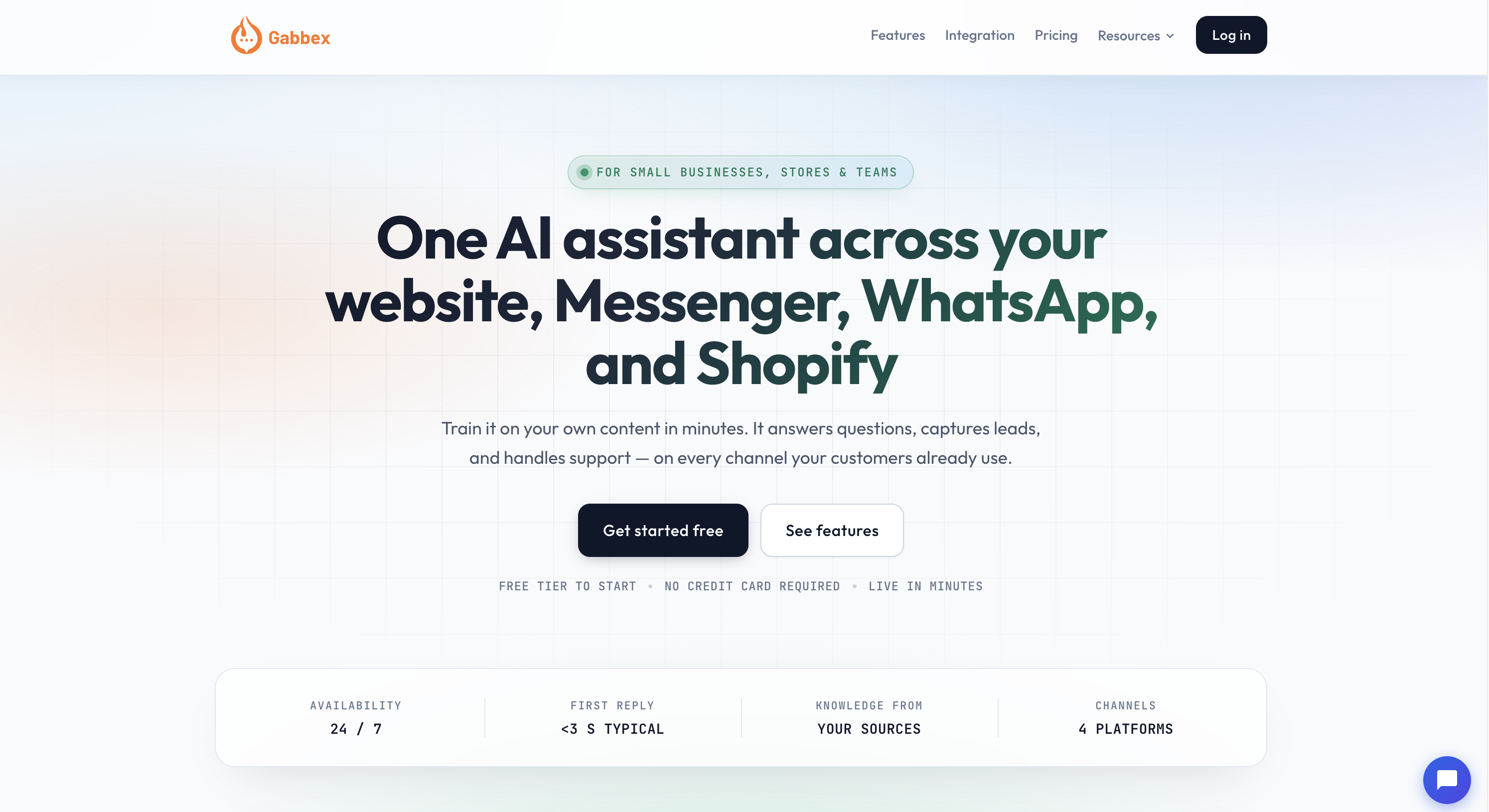 Gabbex screenshot